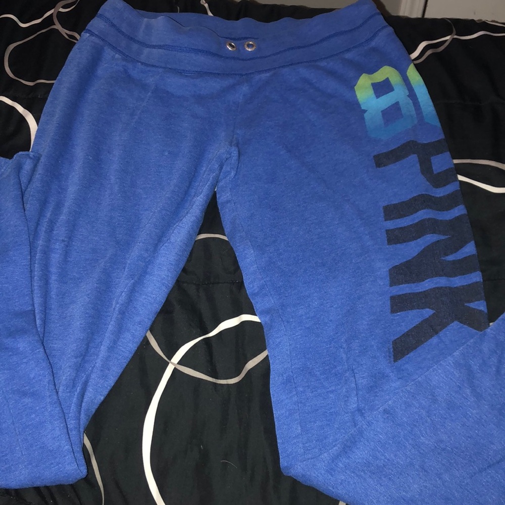 Blue Pink (Victoria secret) sweat pants